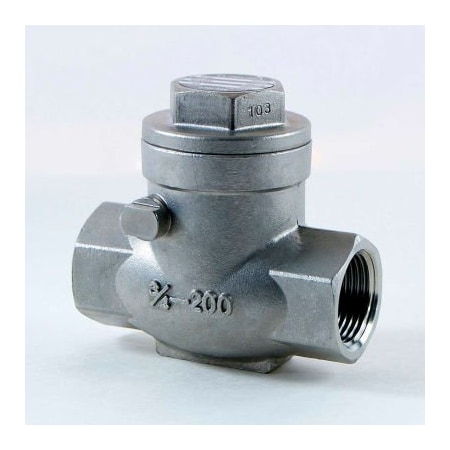 Merit Brass Co 1 In. 316 Stainless Steel Swing Check Valve - 200 PSI VSC102-16